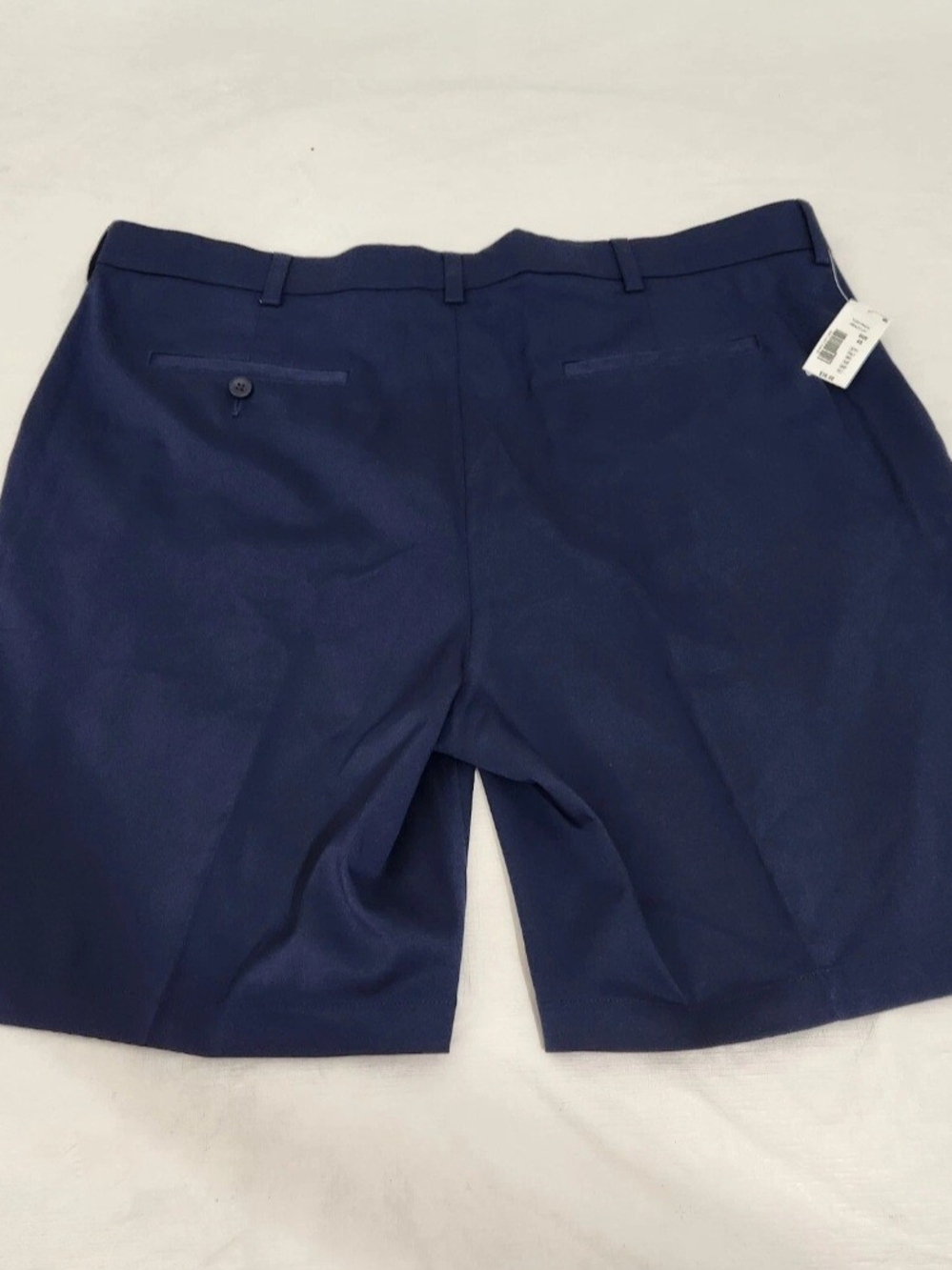 Roundtree Yorke Men's Shorts Size 42 Performance Flat Front Blue Peacoat NWT 17 - Picture 2 of 10